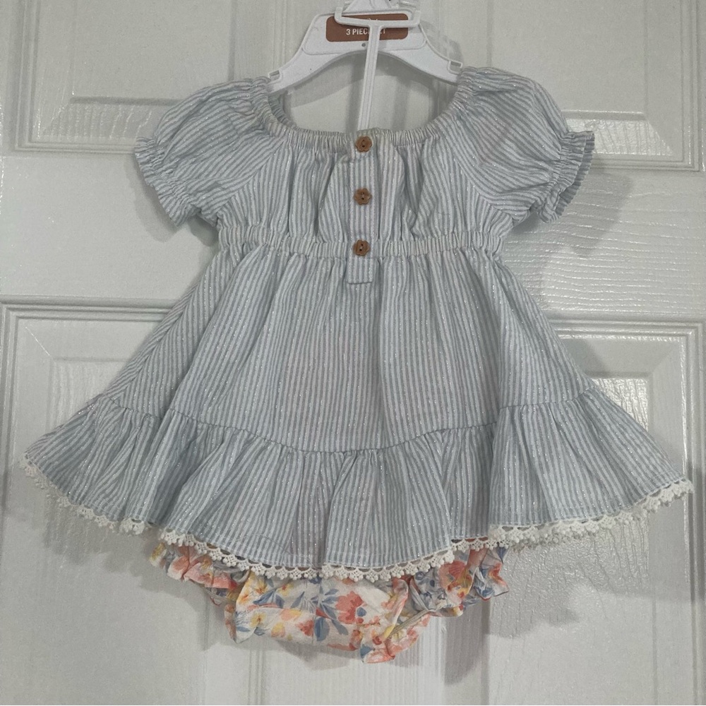 Tommy Bahama Baby Girl Ruffled Dress